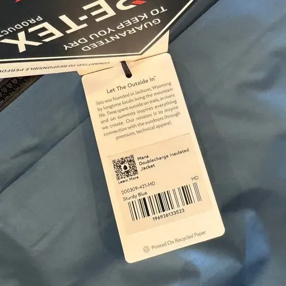 NWT Stio Men's Doublecharge Insulated Jacket Size Medium - Picture 12 of 15